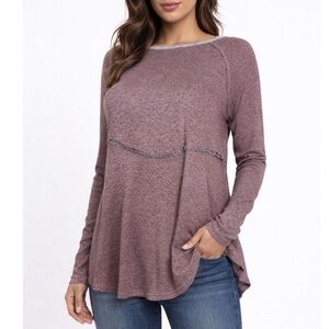 Honey Belle loose fitting long sleeve blouse SZ SM